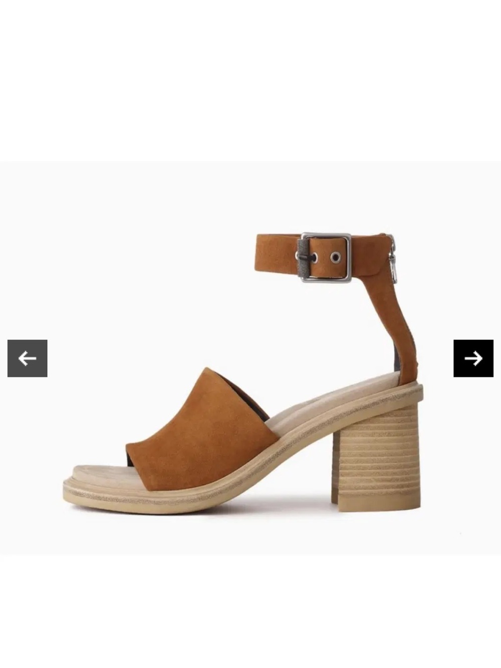 rag & bone Soren suede block heel
